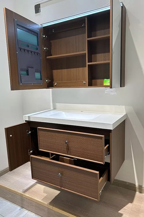 Large-Sized Multi-Layer Solid Wood Bathroom Vanity